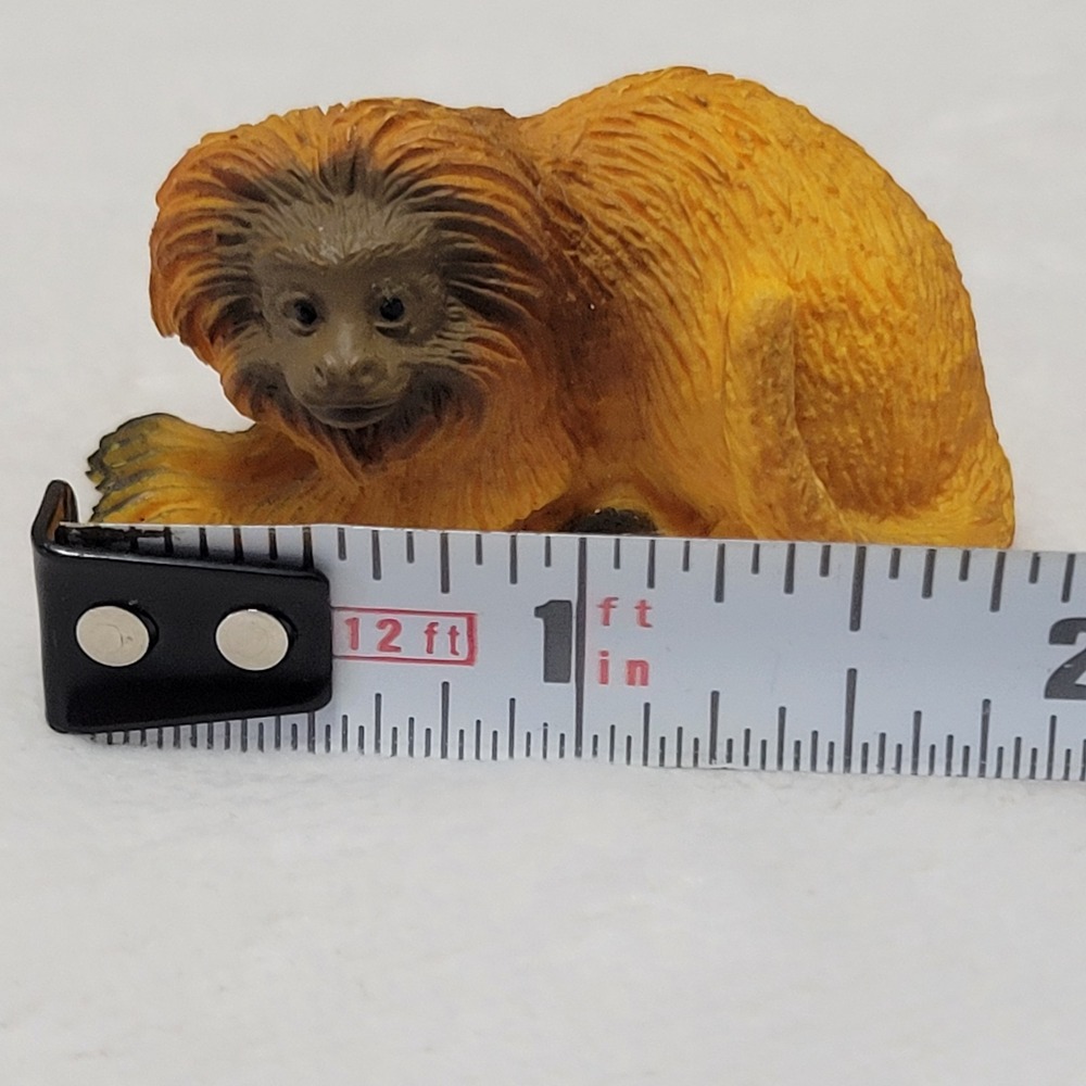 Yowie Golden Lion Tamarin Monkey Animal Mini Figure Figurine Collectible Toy EUC